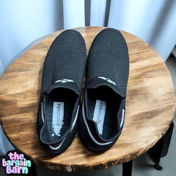 Mishansha Kids Youth Black Athletic Running Sock Shoes (6) - Picture 5 of 5